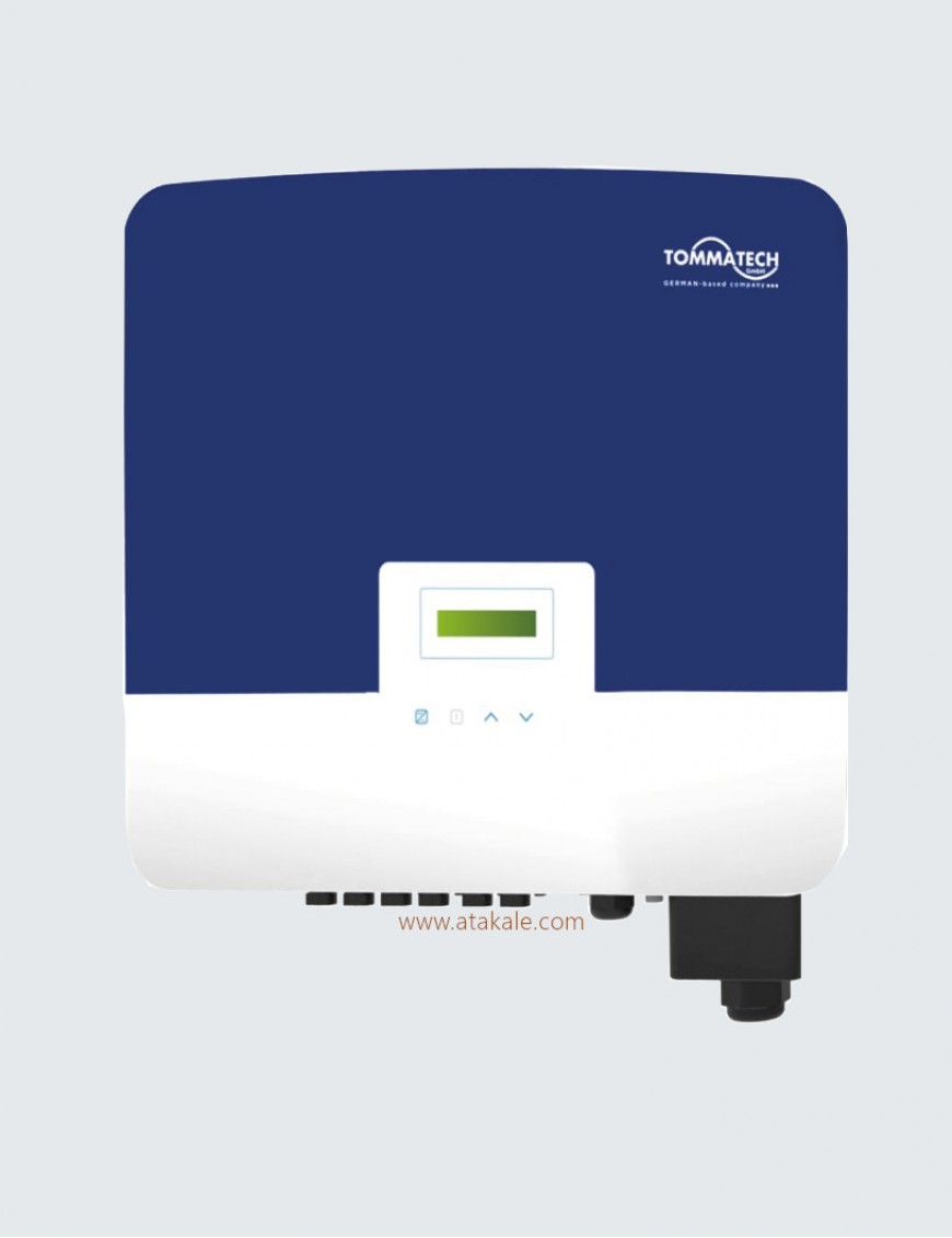 Tommatech 10kw Trio Plus K Serisi Üç Faz İnverter On grid  Solar Invertör Dual MPPT Fansız