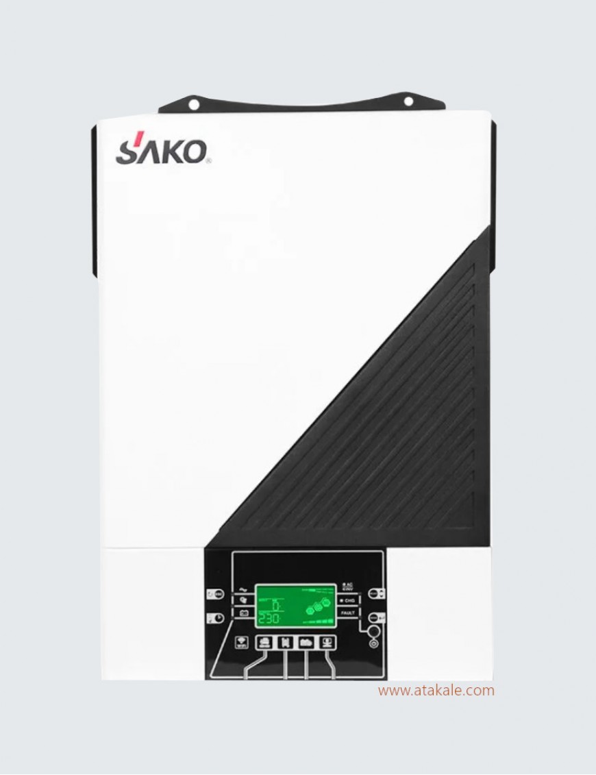 Sako  4.2w MPPT Akıllı sunon IV İnvertör 24V Off-Grid 60volt-450Volt Panel Girişi 120Amper Solar Girişi 