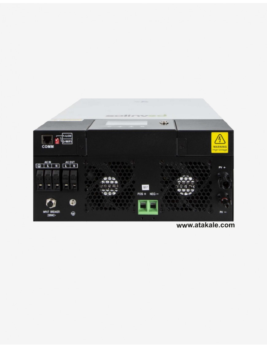Solinved 6.2kw MPPT Akıllı İnvertör 500V PV 120A Solar Şarj 6200W Aküsüz Çalışır  48V Off-Grid Dual Çıkış