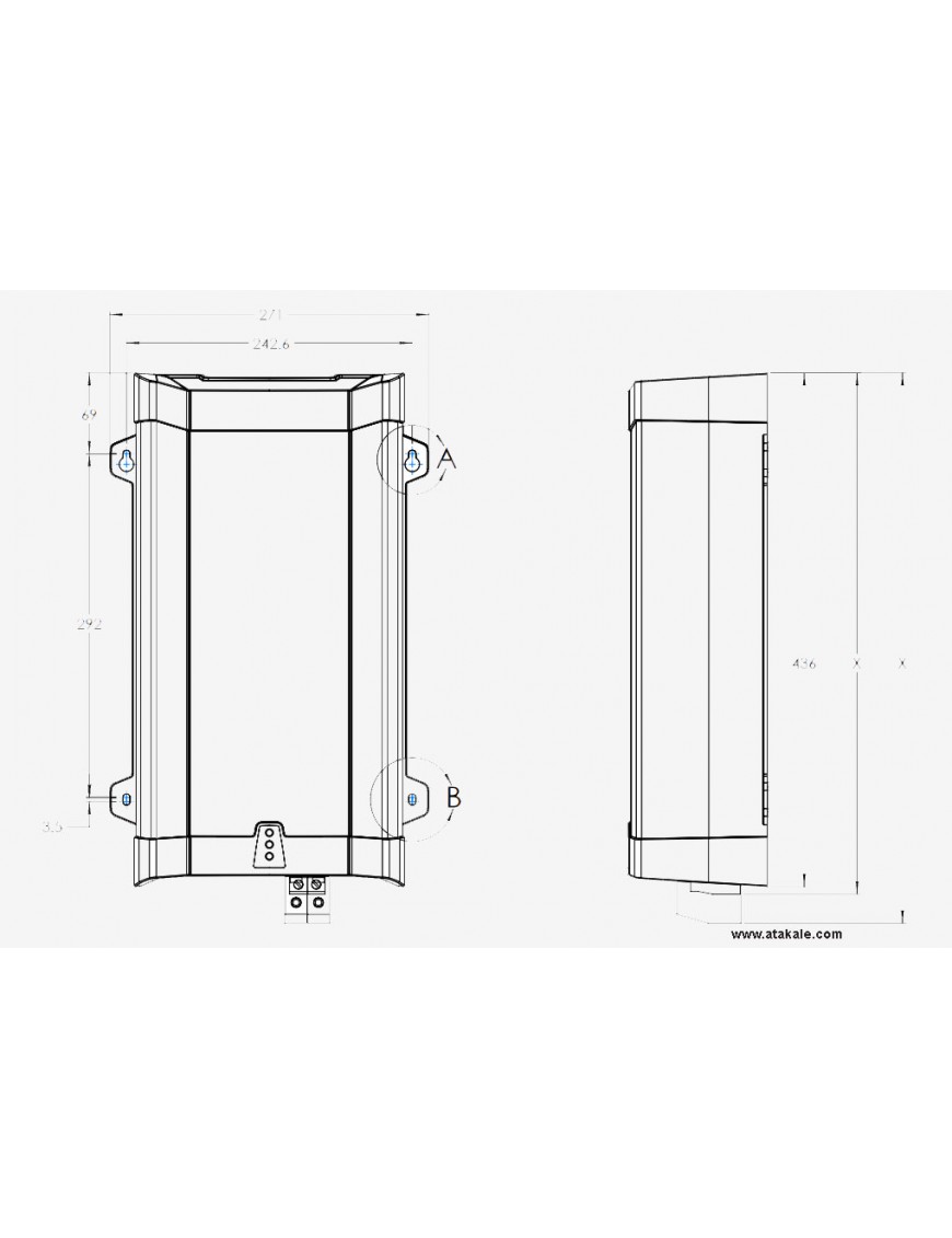 Victron Energy Multiplus 1600VA 12Volt 70A Şarj, 16A AC  Transfer