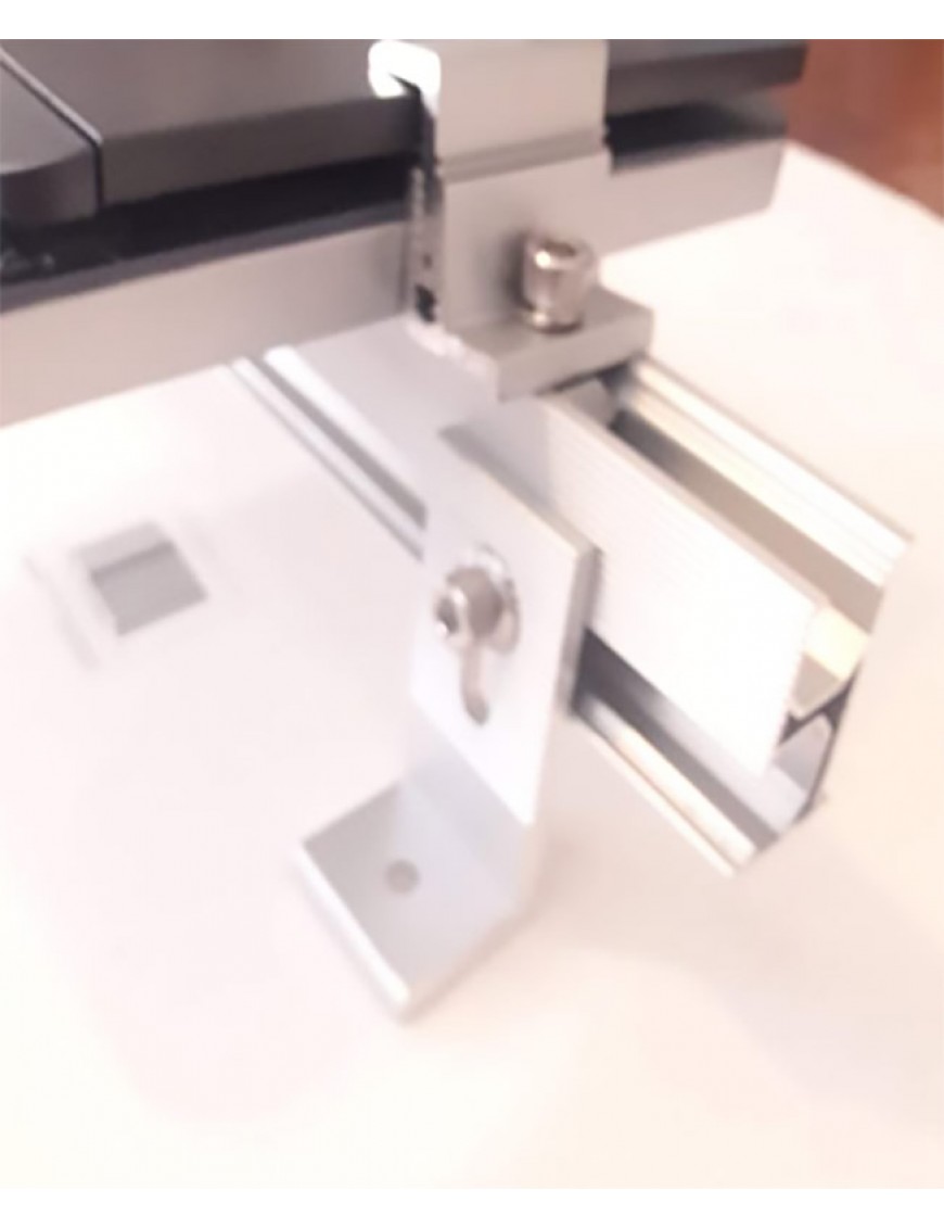 Güneş Paneli Ayarlanabilir Kenar Clamp 35mm-55mm Panel Montaj Tutucu Eloksallı Alüminyum 6cm Panel Kelepçesi