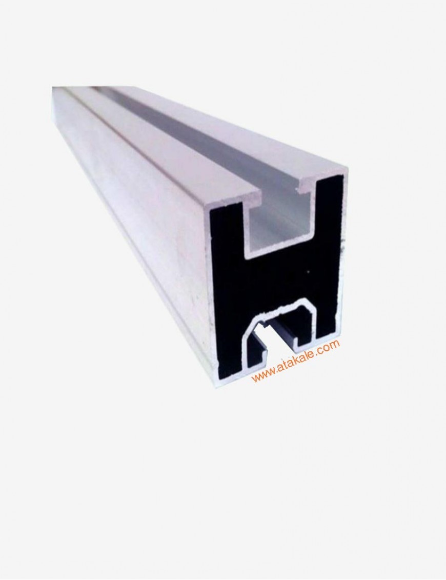 Güneş Paneli Çatı Kiremit Montaj Rayı 40x60mm