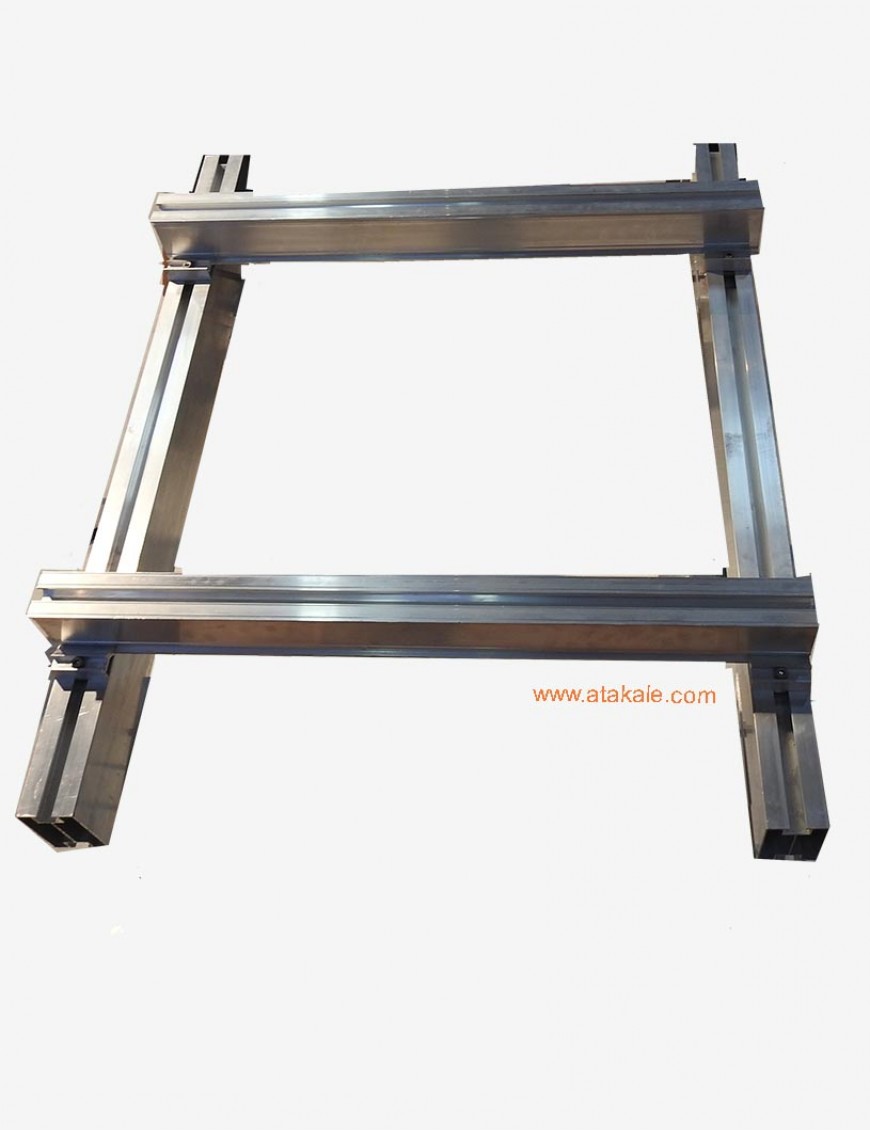 Güneş Paneli Çatı Kiremit Montaj Rayı 40x60mm