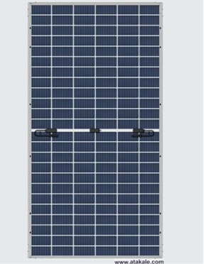 Sunart 555 wat Bifacial  Güneş Paneli 144 Hücre Güneş Paneli Cam-Cama