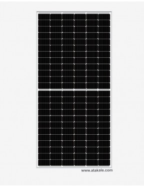 Alfasolar 455wat Half Cut Monokristal Güneş Paneli 144 Hücre Güneş Paneli