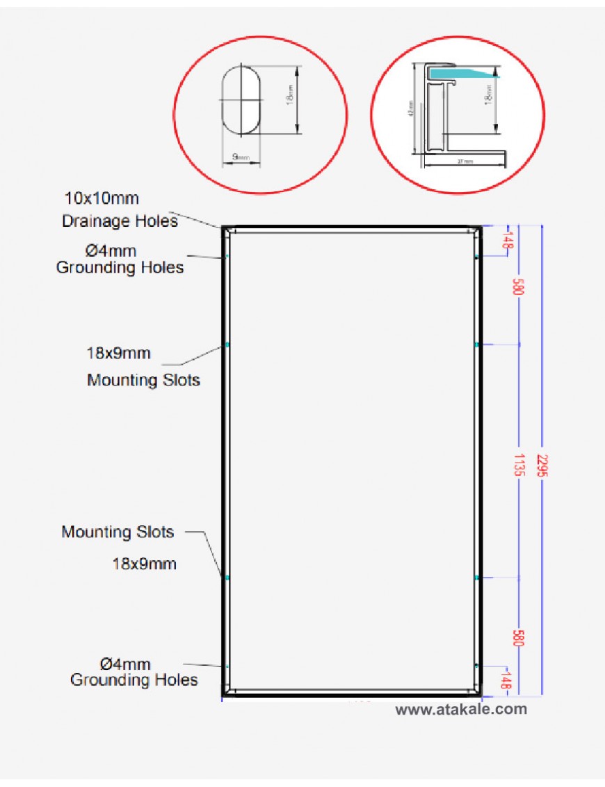 Alfasolar 540wat Half Cut Bifacial Monokristal Güneş Paneli 144 Hücre Güneş Paneli