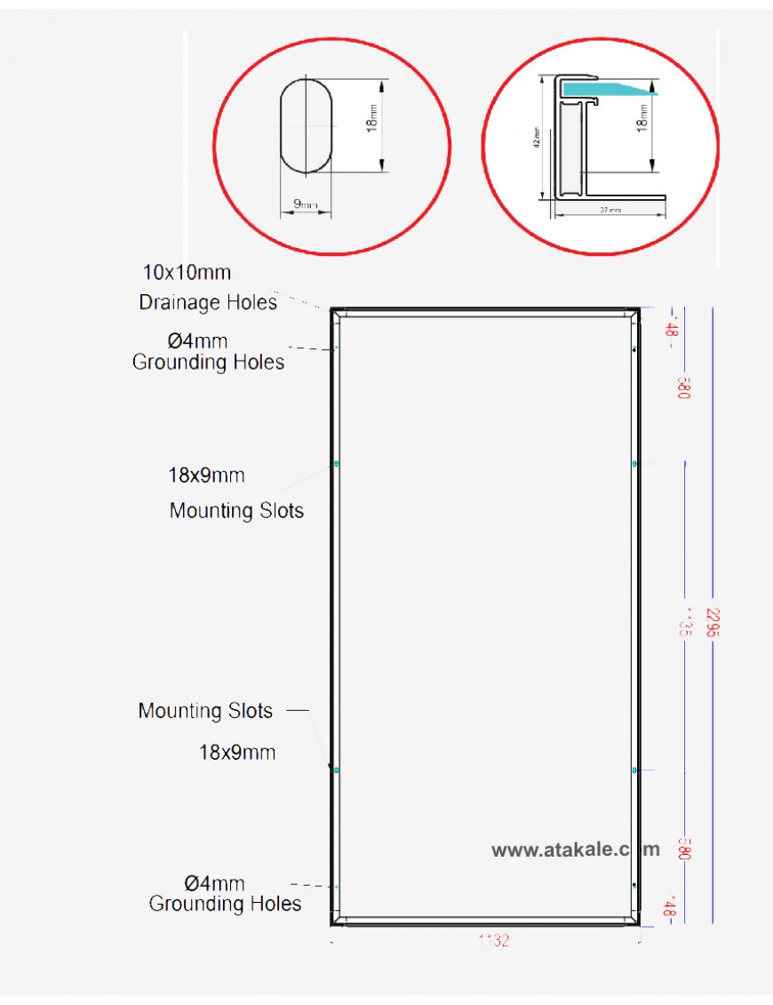 Alfasolar 550wat Half Cut Dark Monokristal Güneş Paneli 144 Siyah Hücre Güneş Paneli