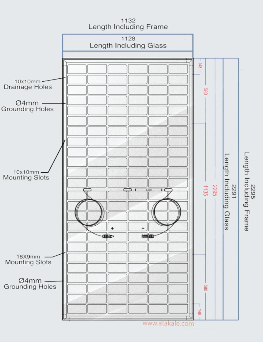 Alfasolar 620 wat Topcon Bifacial Half Cut Monokristal Güneş Paneli 144 Hücre Güneş Paneli A+ Class