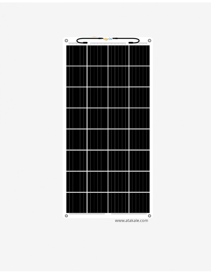 Solaron 180 wat Half Cut Yarı Esnek Marin Mono Güneş Paneli  ETFE 5BB 32 Hücreli