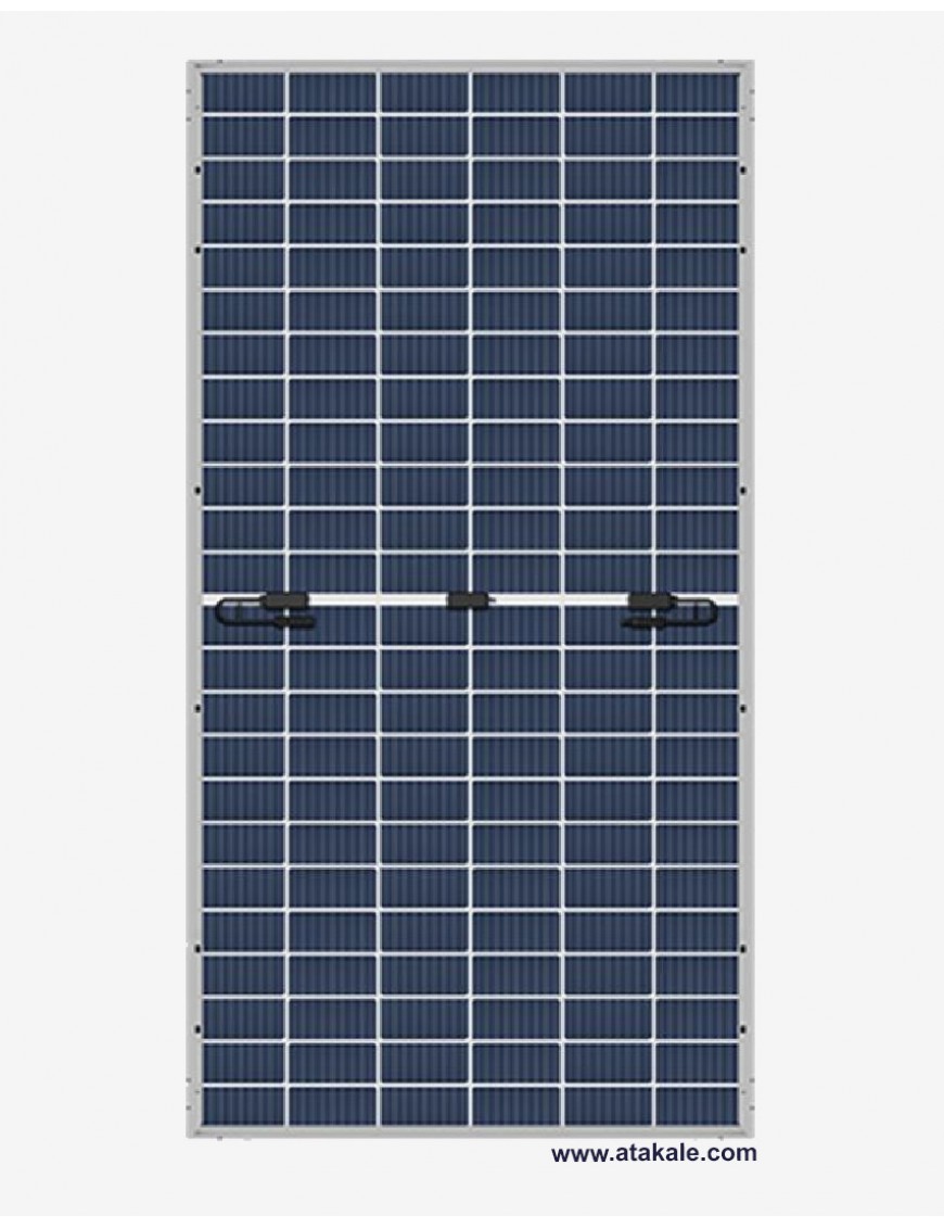 Sirius 550wat Bifacial Half Cut Monokristal Güneş Paneli 144 Hücre Elin Güneş Paneli 