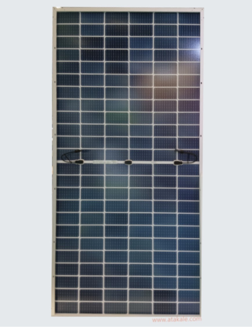 Gazioğlu 550 wat Monofacial Half Cut Monokristal Güneş Paneli 144 Hücre Güneş Paneli A+ Class 