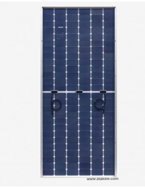 HT SAAE 590wat Half Cut Bifacial Monokristal Güneş Paneli 156Hücreli Cam Cama Güneş Paneli
