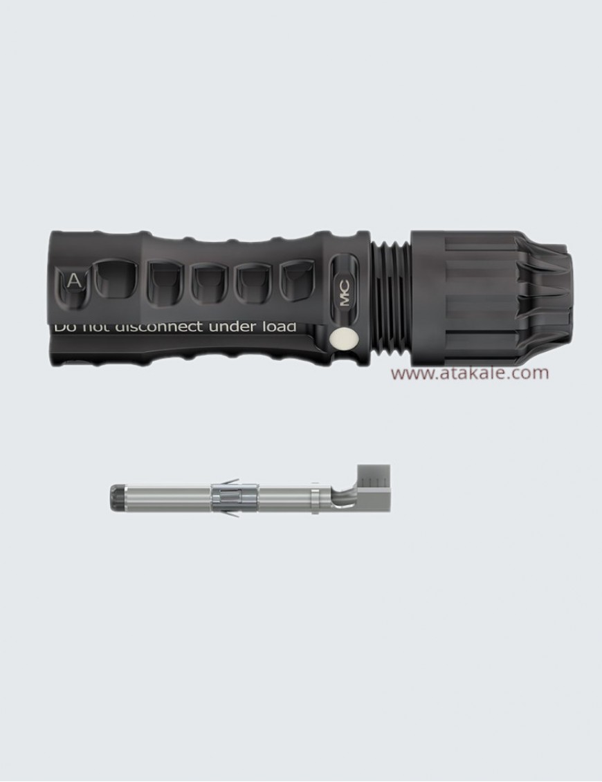 Staubli MC4-EVO2 Konnektör 10 mm² Negatif Güneş Paneli Orjinal Konnektörü 69A  PV-KST4-EVO 2A/10II(Erkek)  Tekli