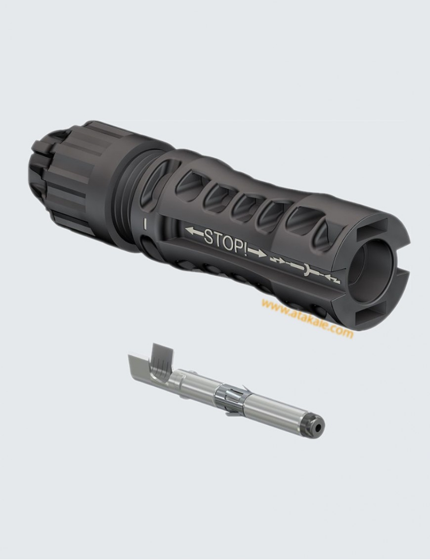 Staubli MC4-EVO2 Konnektör 10 mm² Negatif Güneş Paneli Orjinal Konnektörü 69A  PV-KST4-EVO 2A/10II(Erkek)  Tekli