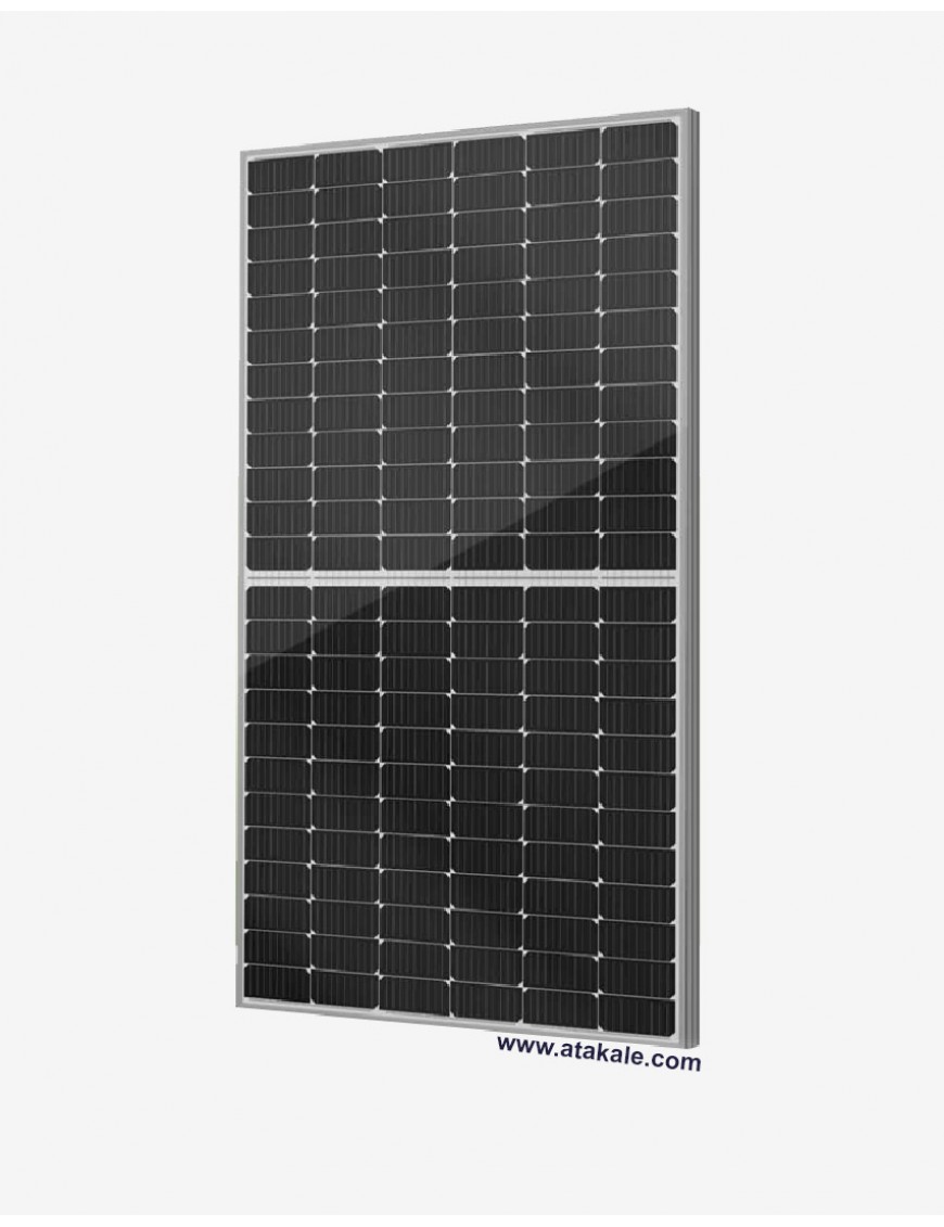Smart Bifacial 450wat Half Cut Monokristal Güneş Paneli 144 Hücre