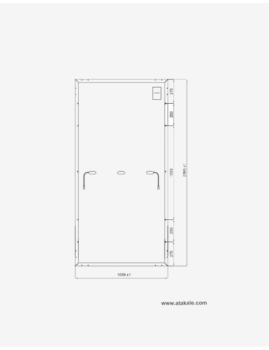 CW Enerji 445wat Half Cut Monokristal Güneş Paneli 144 Hücre 50V HC M6