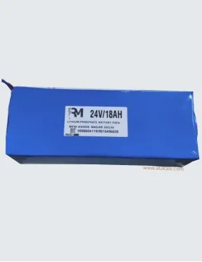 25.6V 18AH LifePo4 Akü Paketi Özel dizayn Shrink 24Volt lityum akü 
