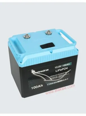 Appex 12,8Volt 100AH 1,28Kwh  Karavan Lityum Lifepo4 Solar Akü 7 Sene Garanti LCD Bleutooth ABS Kasa 