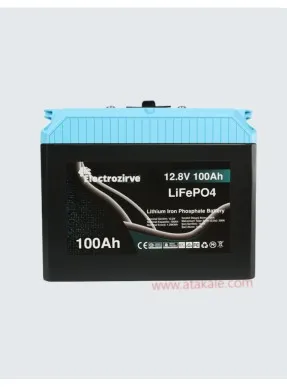 Appex 12,8Volt 100AH 1,28Kwh  Karavan Lityum Lifepo4 Solar Akü 7 Sene Garanti LCD Bleutooth ABS Kasa 