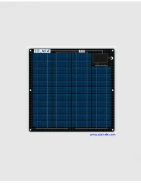 Solara 27 wat Marin Yarı Esnek Güneş Paneli  ETFE 42 Poly Hücreli 464x481mm