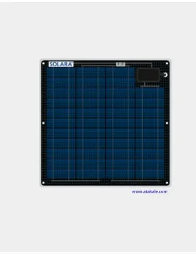 Solara 35 wat Marin Yarı Esnek Güneş Paneli  ETFE 42 Mono Hücreli 464x481mm